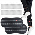 Adjustable Ankle Weights for Men, Heavy Duty Wearable Leg Weights with Removable Steel Plates for Strength Training and Gym Workouts