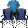 2 Pack Camping Chairs for Adults, 450 LBS Heavy Duty Camp Chair