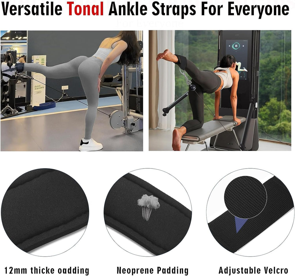 Ankle Workout Straps for Tonal – Adjustable with Tonal Adapter