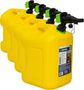 Scepter 5G Gas Can with Spill Proof SmartControl Spout, Diesel Only, 4-Pack