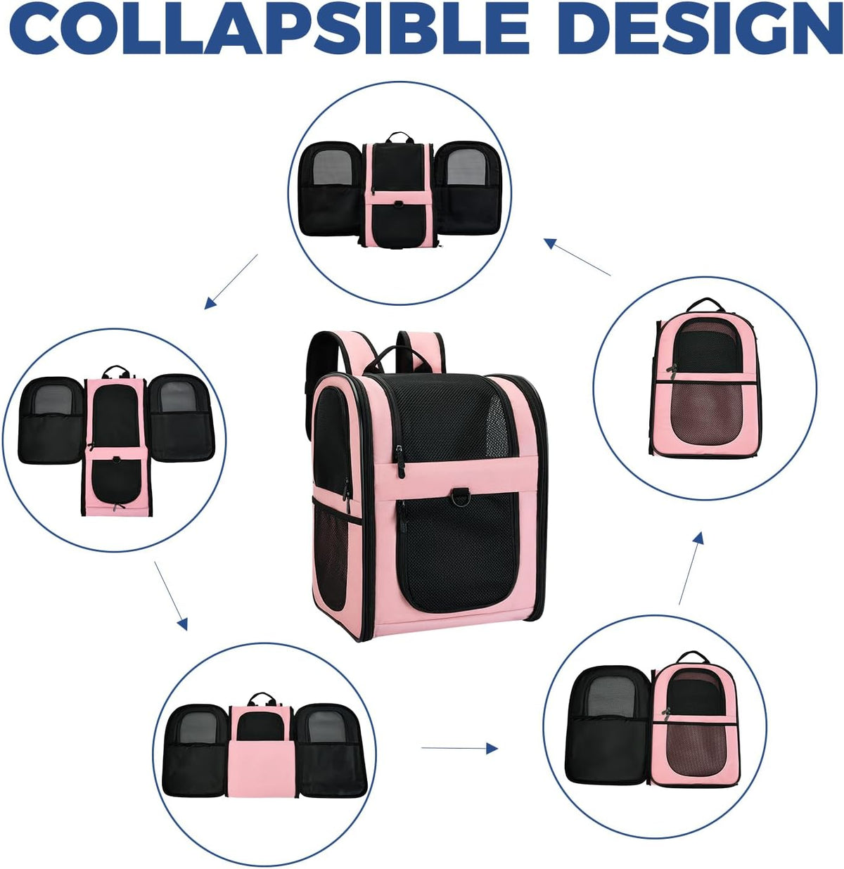 Apollo Walker Cat Carrier Backpack for Small Dogs and Cats Up to 18 lb