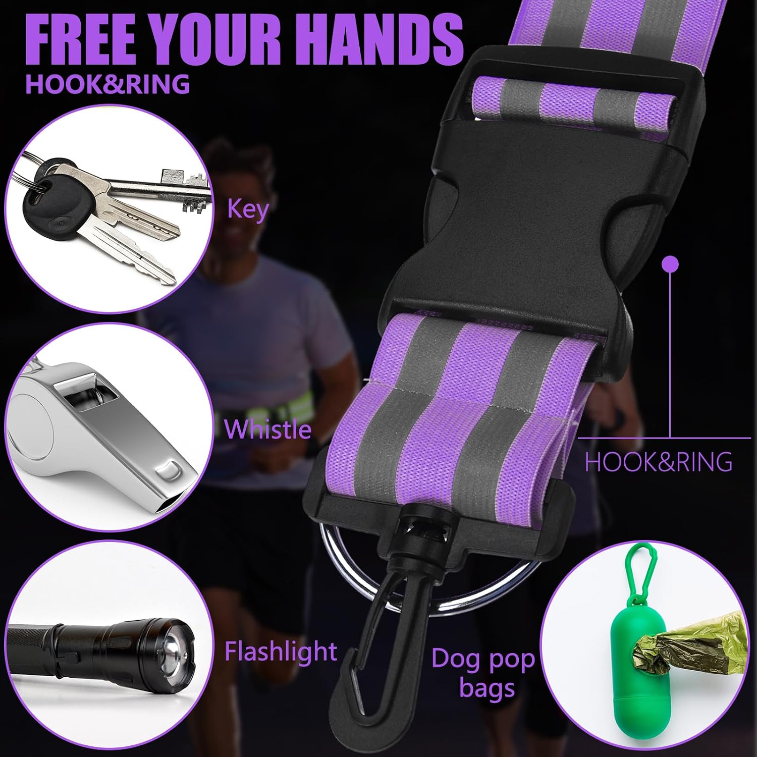 Saintrygo Reflective Sash for Walking