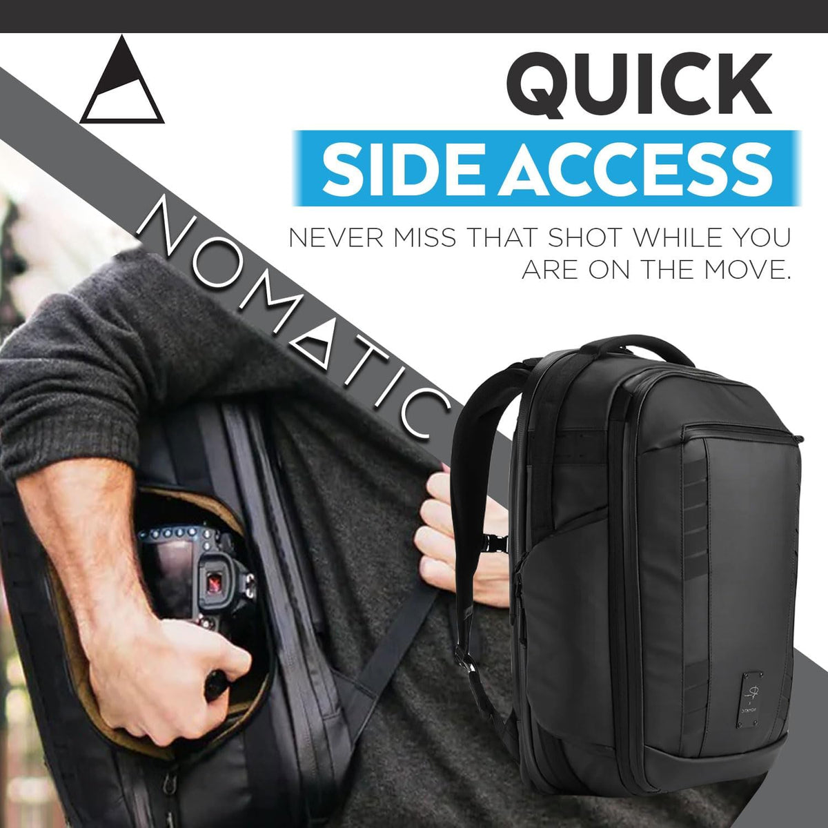 NOMATIC McKinnon Camera Backpack 35L - Camera Bag for Photographers - V1