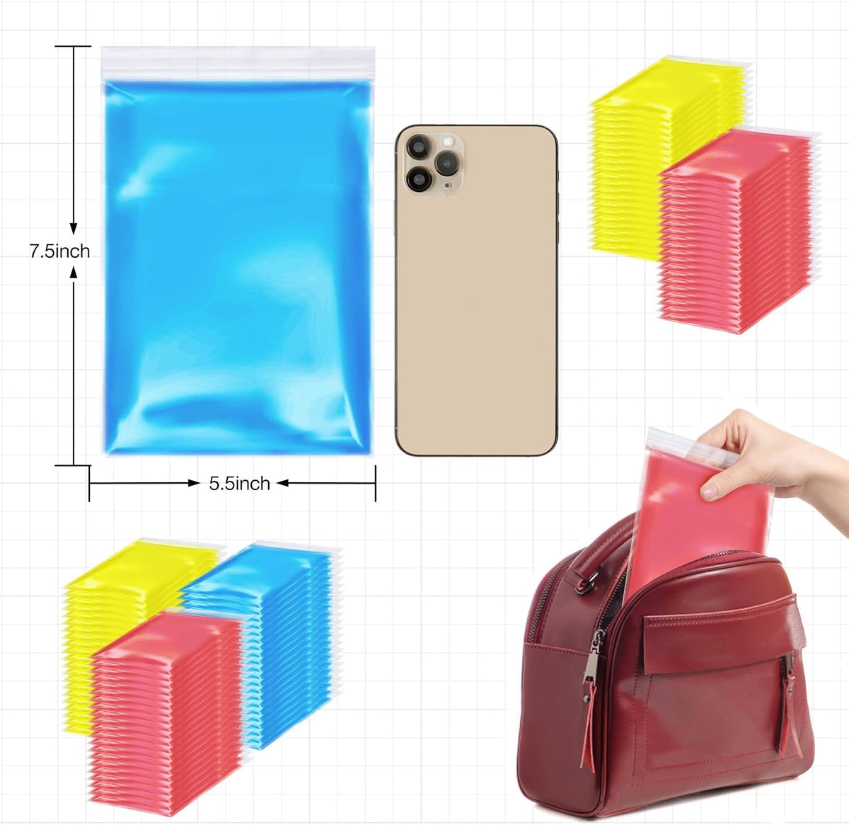 108 Pack Disposable Rain Ponchos for Adults Plastic Ponchos with Hood Raincoat Bulk for Men Women Camping Outdoor