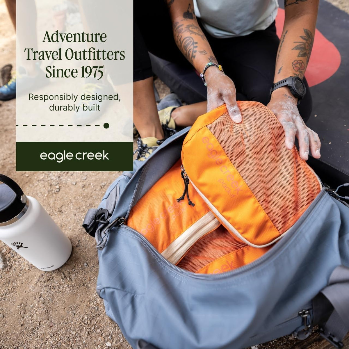 Eagle Creek Pack-It Specter Compression Packing Cubes - Durable, Ultra-Lightweight and Water-Resistant Ripstop Fabric Suitcase Organizer Bags for Clothing and Gear