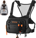 KastKing BaitBoss Water-Resistant Fishing Chest Pack; Fishing Bag for Men
