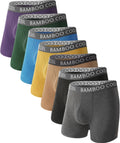 BAMBOO COOL Men's Cooling Underwear Ultra Soft Breathable Boxer Briefs Pack
