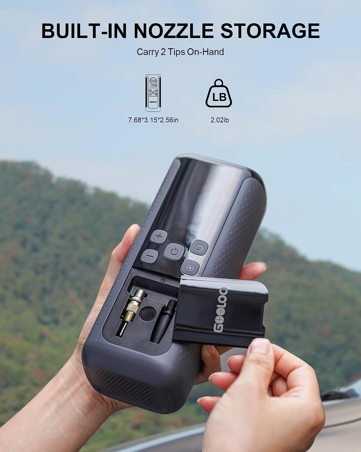GOOLOO GT160 DUAL Heavy-Duty Tire Inflator Portable Air Compressor