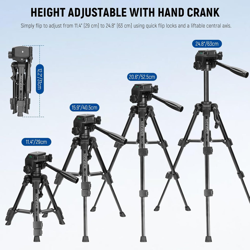 NEEWER Entry Level Version TP52 Mini Desk Phone Tripod Camera Webcam Stand