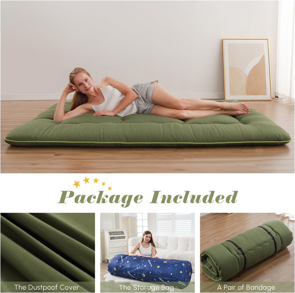 Zelladorra Japanese Floor Mattress, Futon Mattress