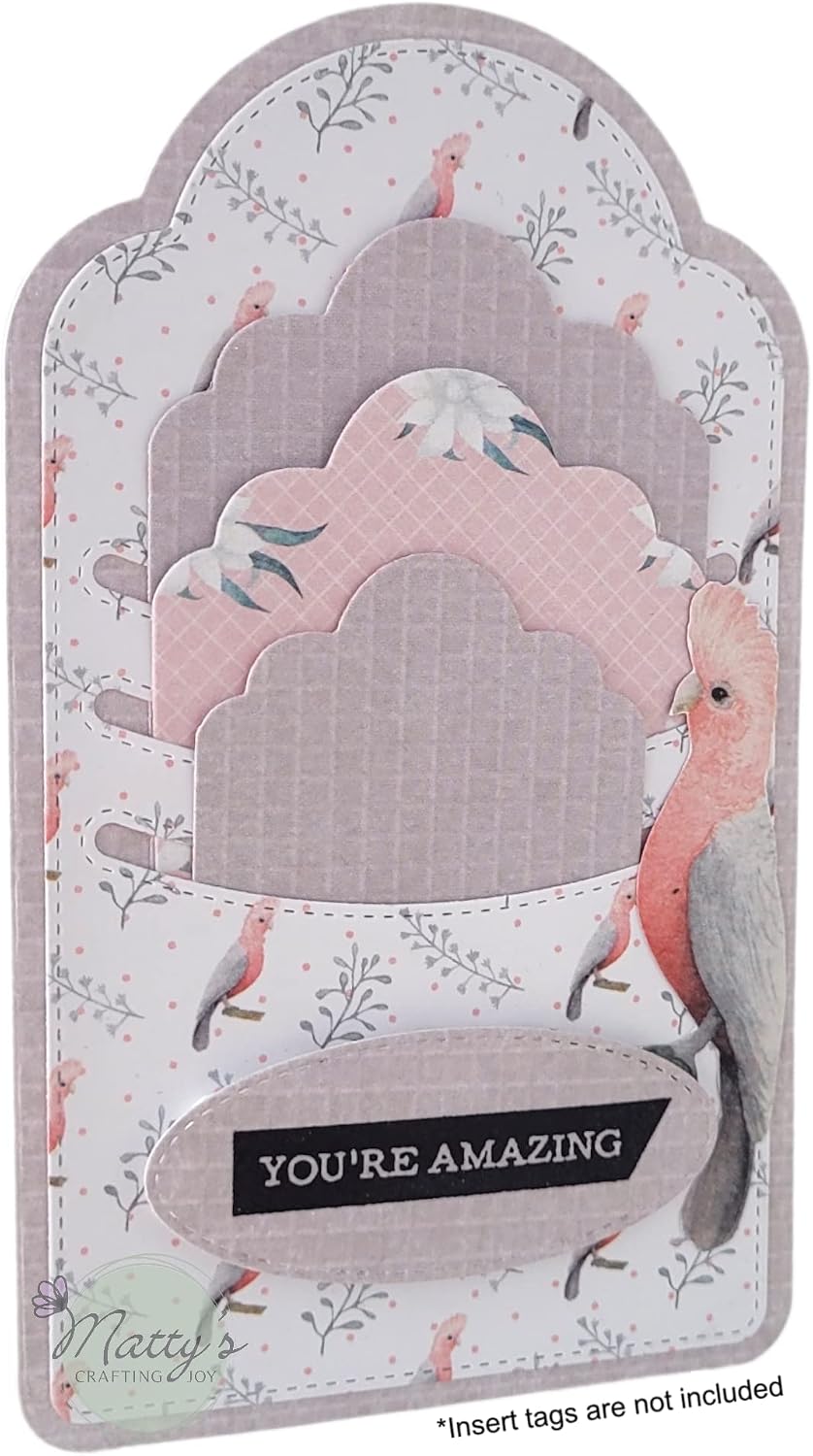 Matty's Crafting Joy Stitched Slot Tag Die Cut, Set of 3