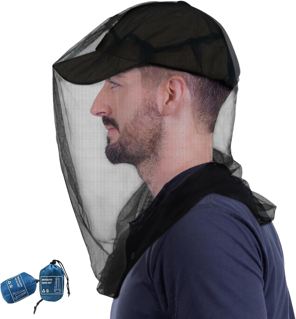 South to East Mosquito Head Net for Insects 2 Pack, Fly & Bug Protection