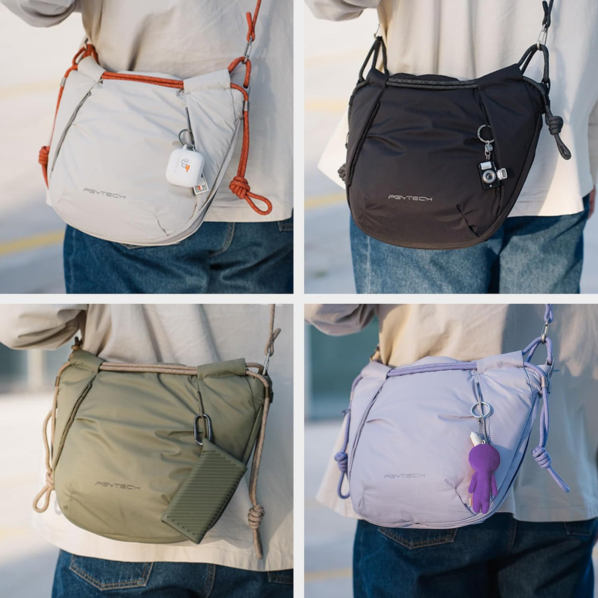 PGYTECH OneGo Rope Strap Camera Bag – Compact Camera Bag Camera Sling Bag