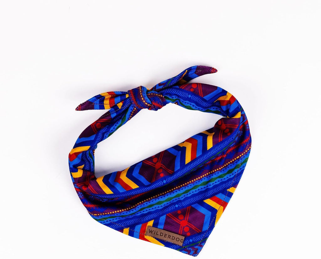 Wilderdog Dog Bandana with Lightweight Quick Drying Poly-Blend Mesh Material in Autumn Air