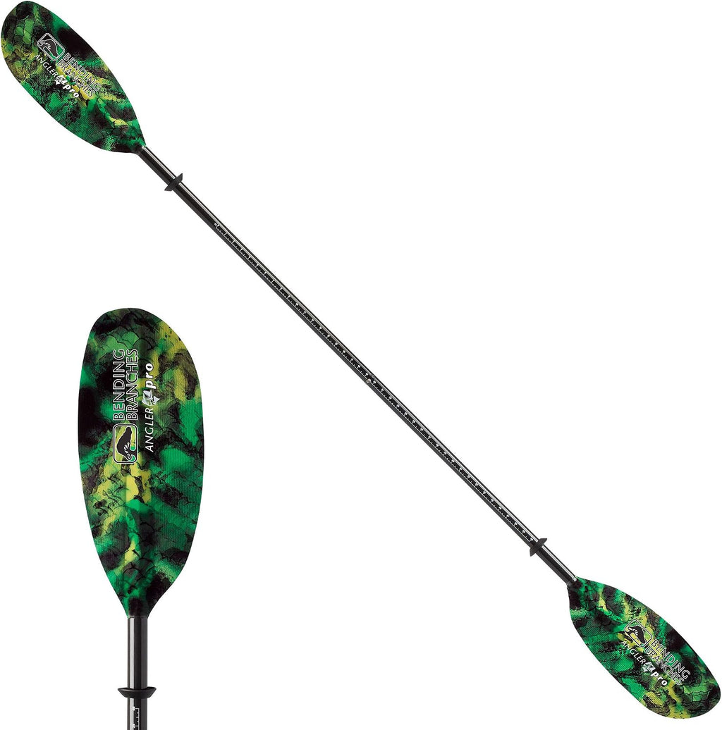 BENDING BRANCHES Angler Pro Fiberglass Straight Shaft 2-Piece Kayak Paddle