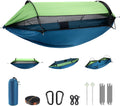 Professional Camping Hammock with Mosquito Net, Lightweight Portable Double, with Two 10 FT Hammock Tree Straps, 210T Nylon,Rain and Sun Protection,Hammock for Camping, Hiking, Yard, Backpacking