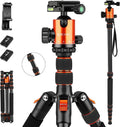 Victiv Camera Tripod, 80" Ball Head Tripod with Carry Bag & Phone Holder