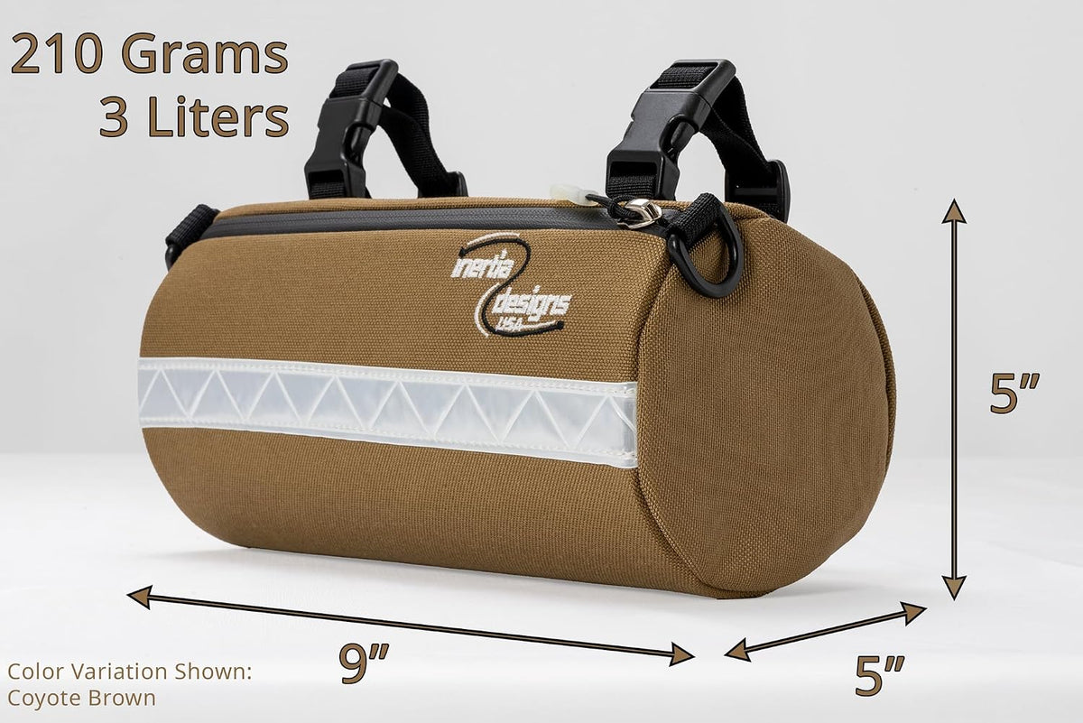 GX5 Barrel Bag - Highly Durable Industrial Grade Ballistic Nylon Exterior with Strong Thermoplastic Insert Full Length Zippered Opening - Black