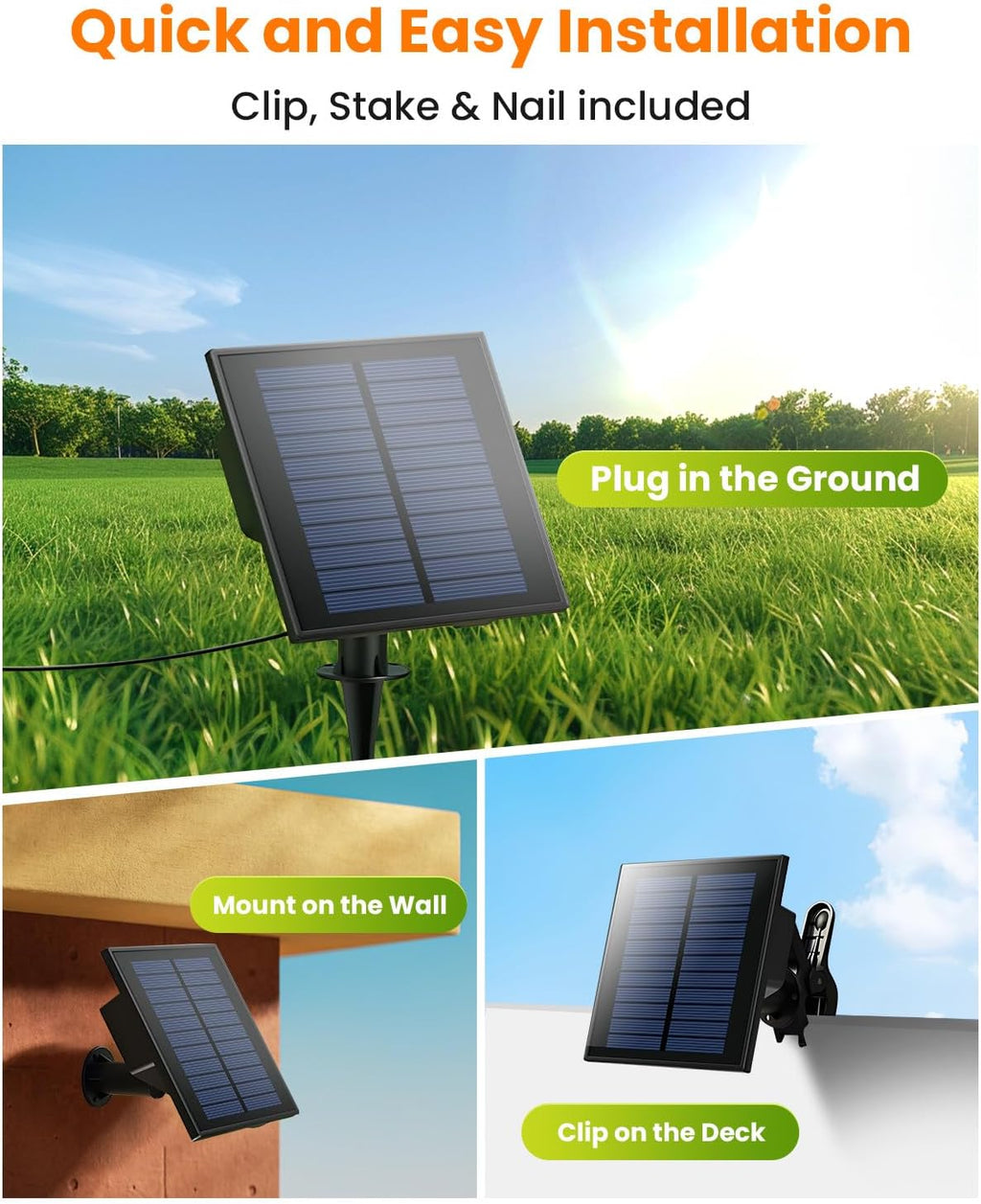 VOLIVO 54FT ST38 Solar String Lights Waterproof Outdoor Patio Lights