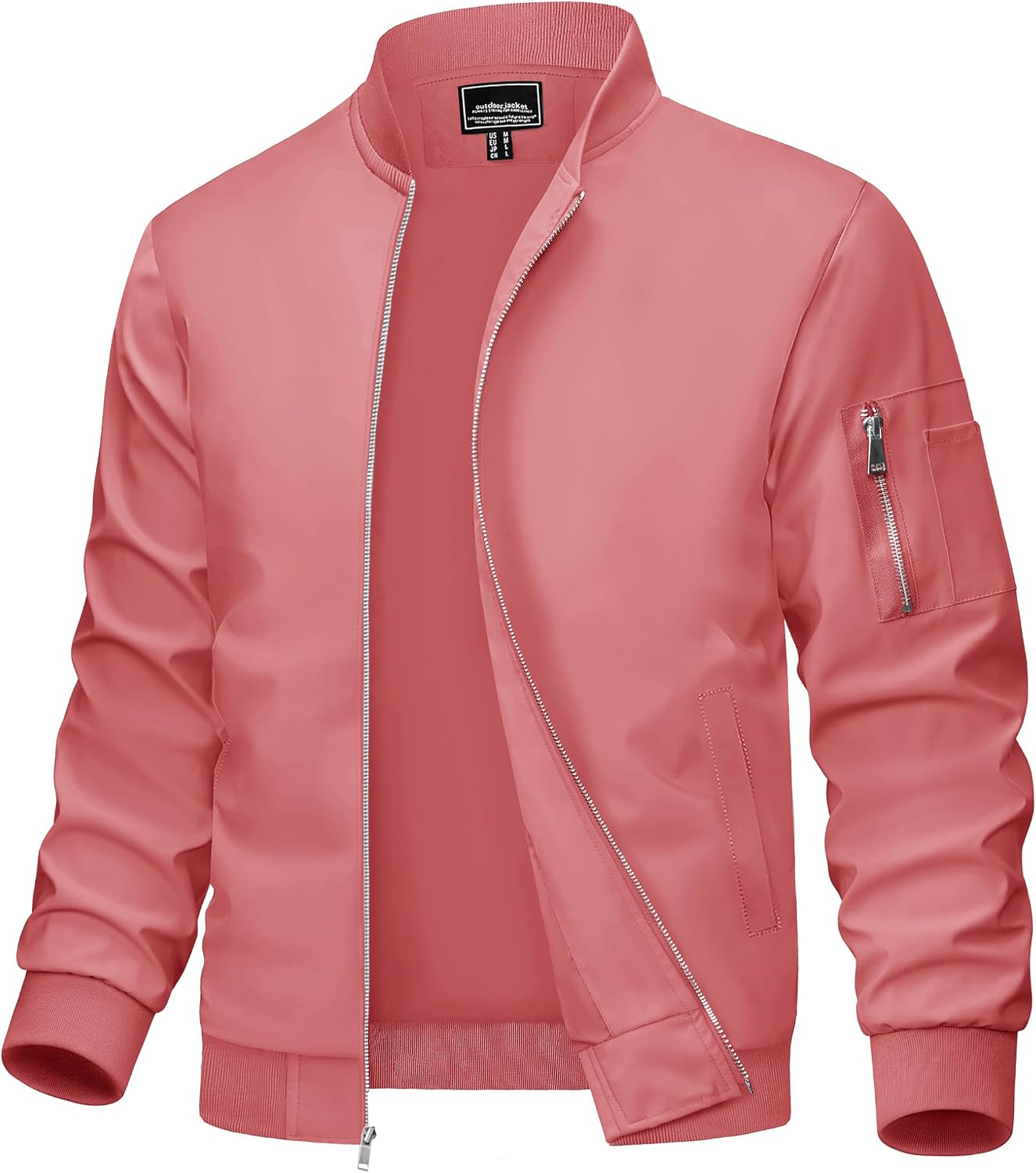 MAGCOMSEN Men's Bomber Jacket Lightweight Windbreaker Spring Fall Jacket
