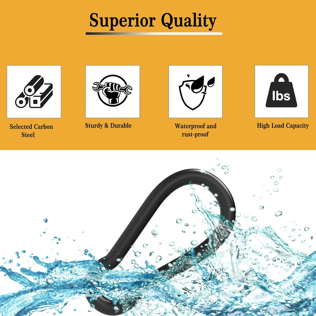 150PCS Carabiner Clips,1.98IN Heavy Duty Spring Snap Hook