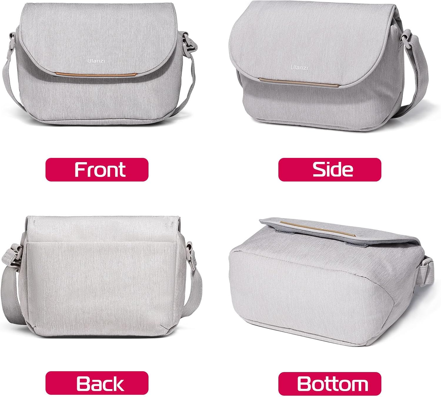 ULANZI 3L Camera Bag, Professional SLR/DSLR Crossbody Bag Shoulder Case