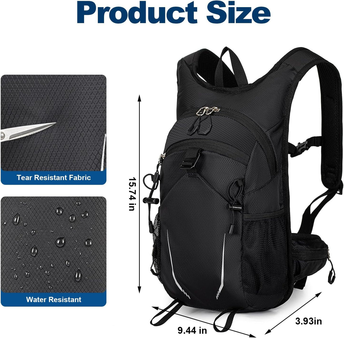 10L Small Hiking Backpack for Men Women, Lightweight Hiking Daypack
