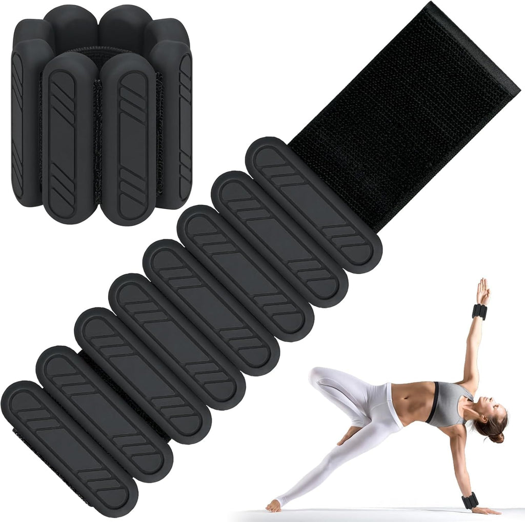 Wrist & Ankle Weights for Women, Adjustable Weights for Leg & Arm,Wearable Ankle Weights for Pilates, Walking, Yoga, Dance, Barre,Gym