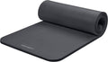 Retrospec Solana Yoga Mat 1" Thick w/Nylon Strap for Men & Women - Non Slip Exercise Mat for Home Yoga, Pilates, Stretching, Floor & Fitness Workouts