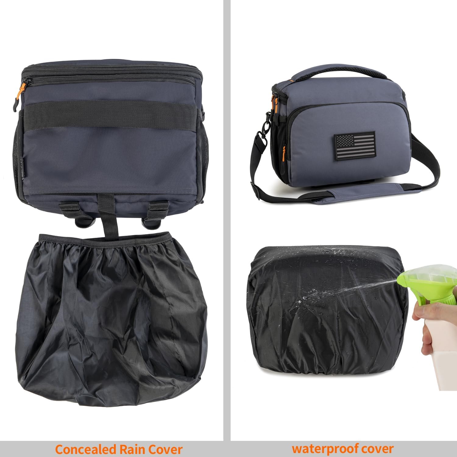 Vogano Camera Bag, Protective Covers Photography Shoulder Bag Compatible for Nikon, Canon, Sony DSL/SLR/Mirrorless Equipment Travel Waterproof