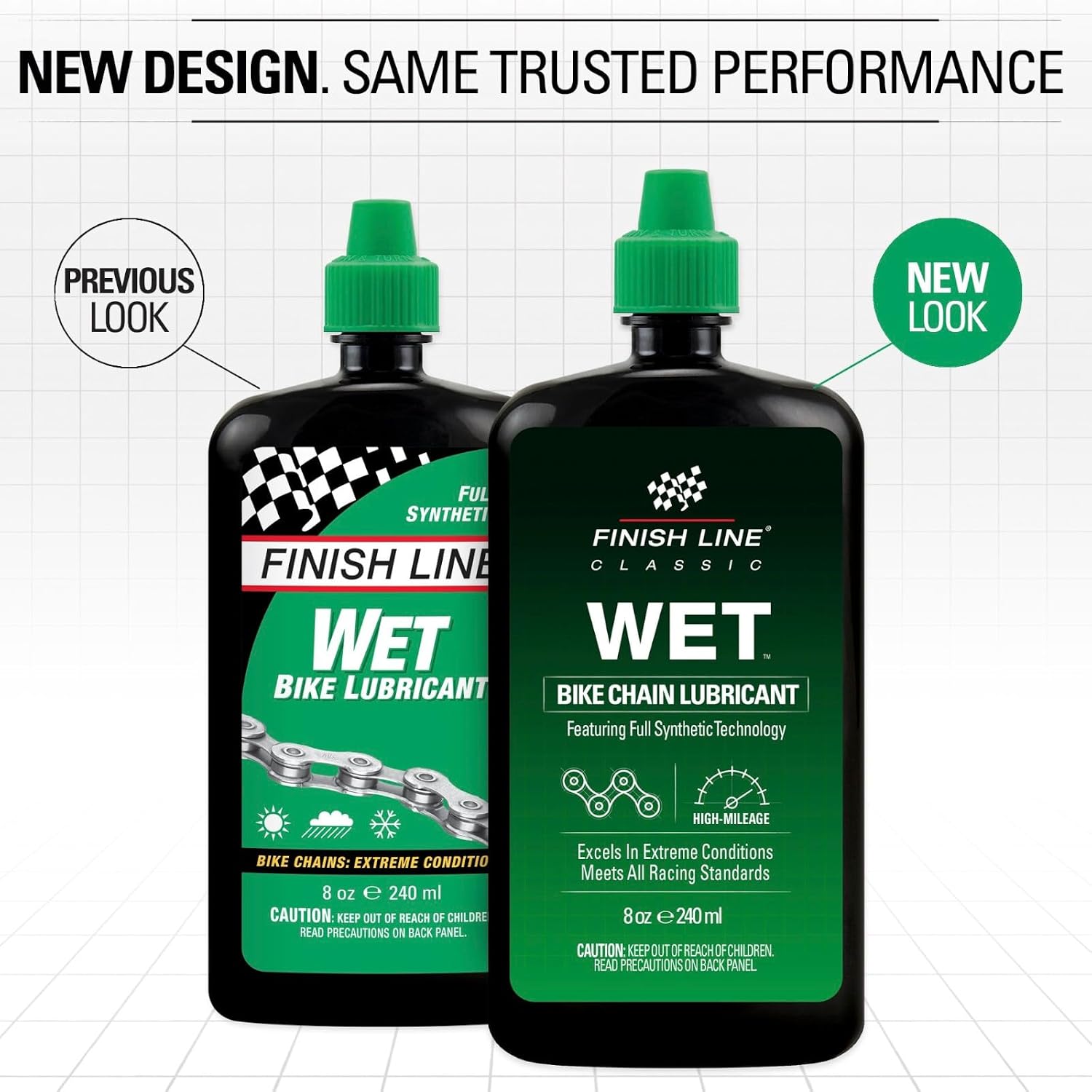 Finish Line Wet Bike Chain Lubricant 8 fl oz