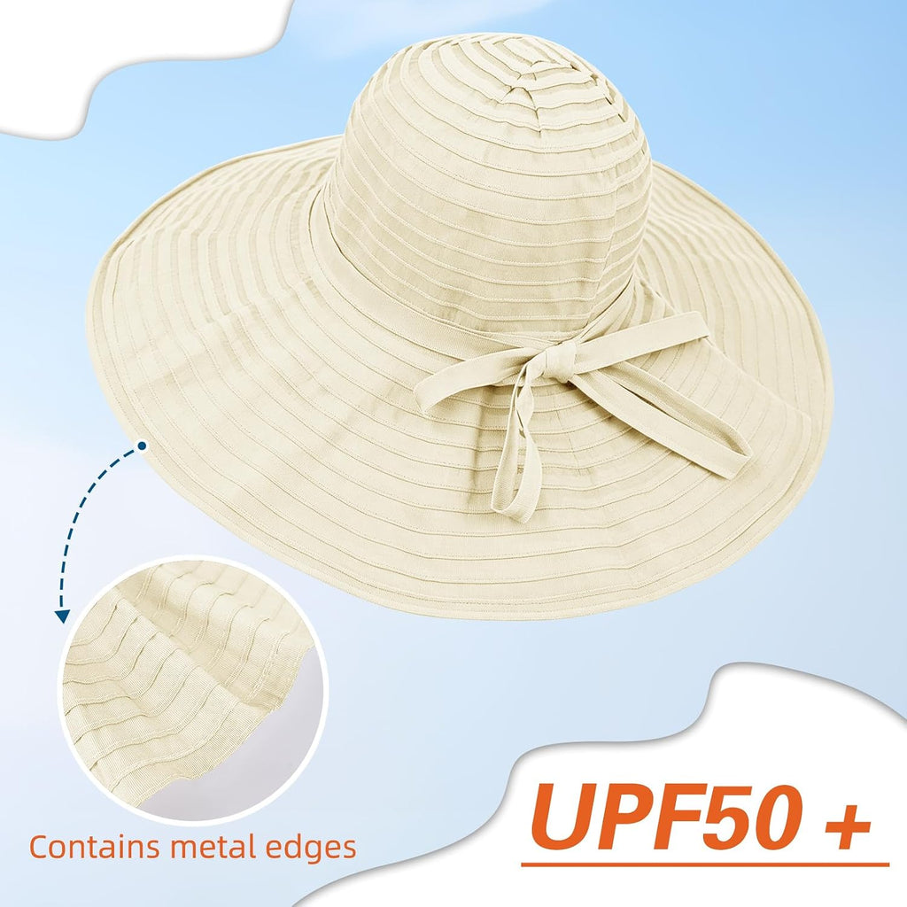Sun Hat for Men Women UV Protection Wide Brim Fishing Hats Breathable UPF 50+ Boonie Bucket Hats Beach Safari Hiking Garden