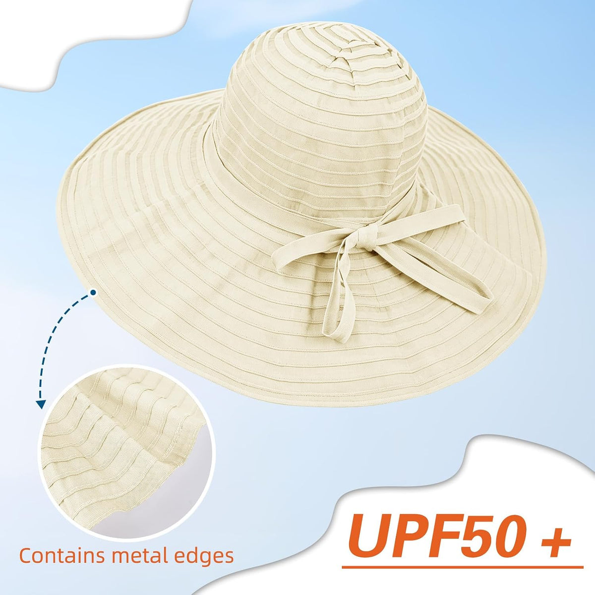 Sun Hat for Men Women UV Protection Wide Brim Fishing Hats Breathable UPF 50+ Boonie Bucket Hats Beach Safari Hiking Garden