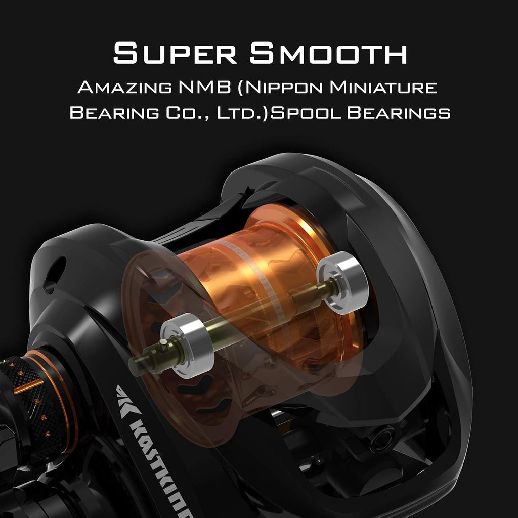 KastKing Zephyr Bait Finesse Baitcasting Fishing Reels with Drag Clicker