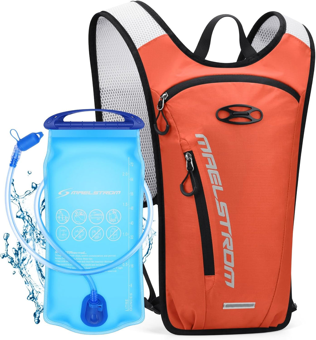 Maelstrom Hydration Backpack with 2L Water Bladder,Lightweight Running Vest