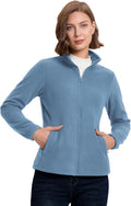 33,000ft Women's Polar Fleece Jacket Zip Up Lightweight Hiking Sweatshirt
