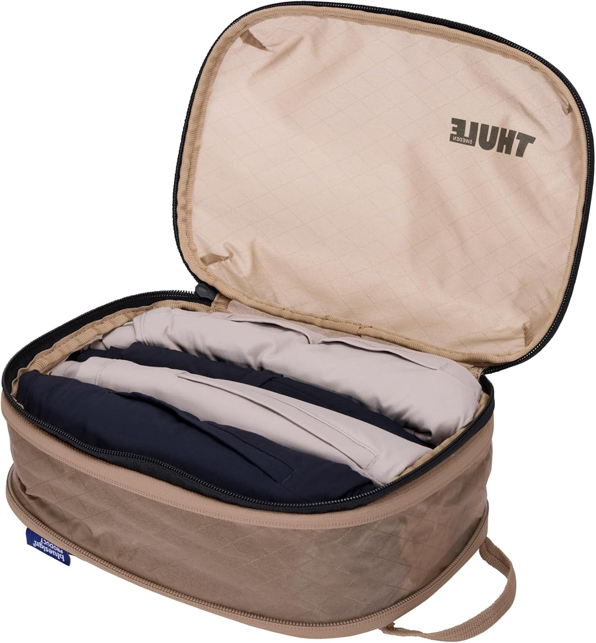 Thule Compression Packing Cube Set, Includes Size Small & Medium, Semitransparent Fabric, Easy to Pack
