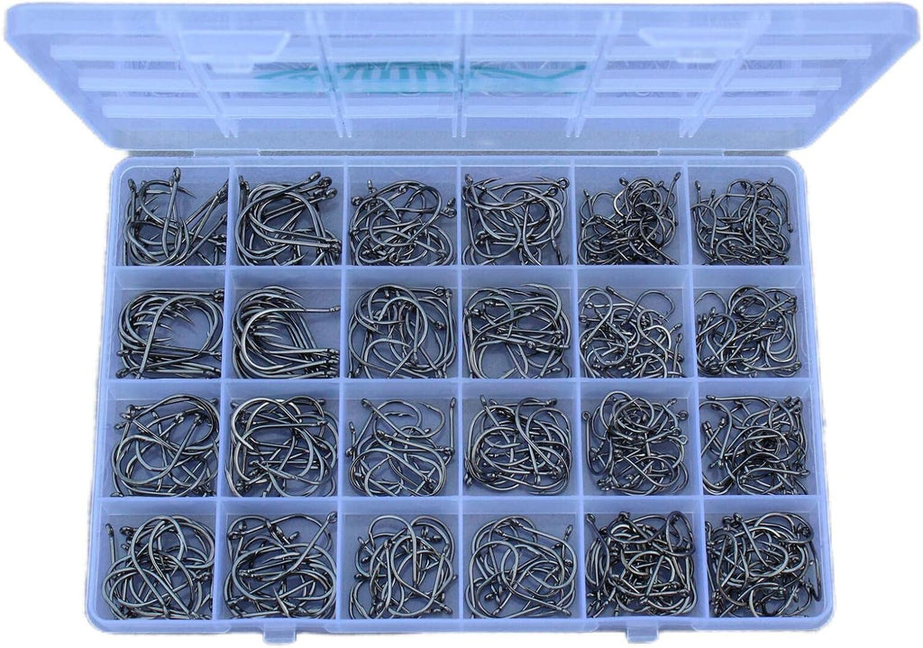 Fishing Hooks Freshwater Saltwater Fish Hooks Bulk Fishing Hooks Set Worm Catfish Hooks Fish Gear Equipment Supplies