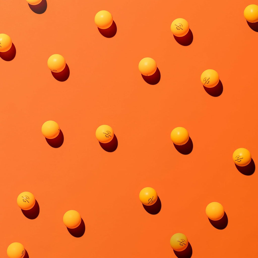PRO-SPIN Ping Pong Balls - 3-Star Premium Orange Table Tennis Balls | High-Performance 40+ ABS Professional Quality | Ultimate Durability for Indoor & Outdoor Ping Pong Tables