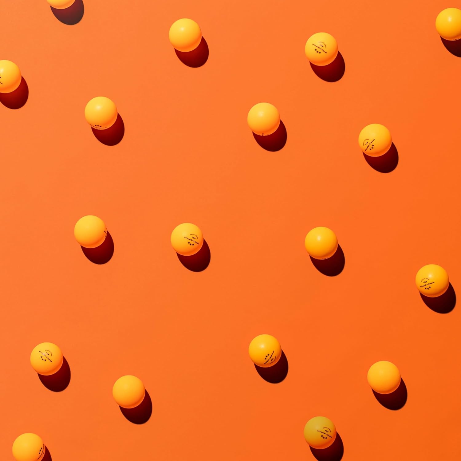 PRO-SPIN Ping Pong Balls - 3-Star Premium Orange Table Tennis Balls | High-Performance 40+ ABS Professional Quality | Ultimate Durability for Indoor & Outdoor Ping Pong Tables