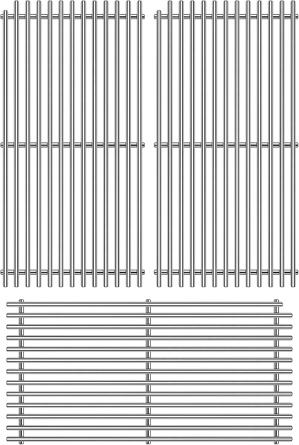 54801 Grill Grates Replacement for DCS Grill Parts 20” DCS 36, 48, 36ABQR,36BQ, 36BQR, 36DBQ, 48DBQAR, 48DBQR, 48EBQAR, 48EBQR, BGA36-BQARL, BGA36-BQARN, Stainless Steel BBQ Ceramic Rods Grids