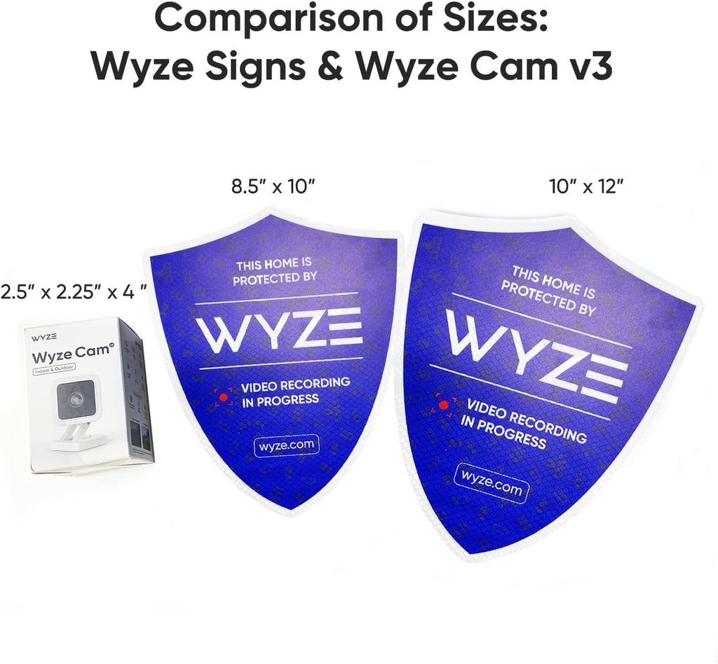 WYZE Cam Outdoor Starter Bundle v2 (Includes Base Station and 1 Cam) and Security Stickers, Battery Powered, 1080p HD, IP65 Rated, Color Night Vision