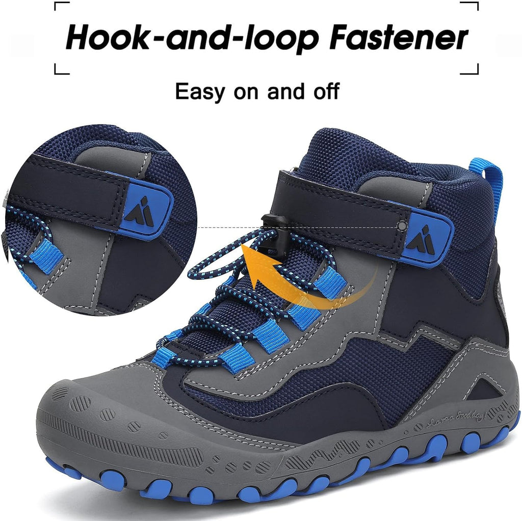 Mishansha Kids Hiking Boots Toddler Boys Girls Hiking Shoes Outdoor Trail