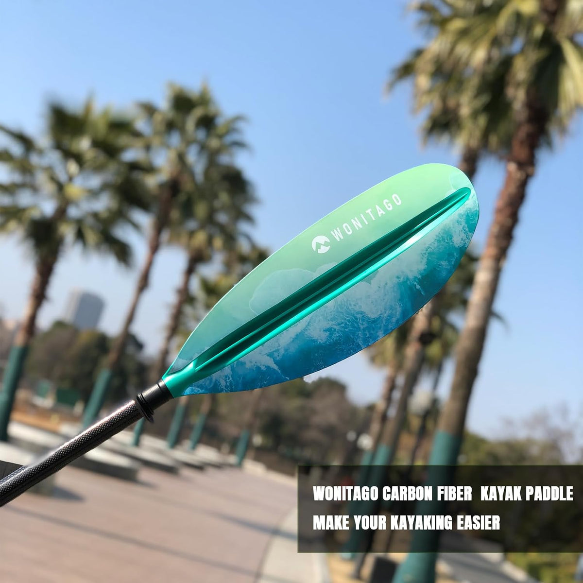 Kayak Paddle Adjustable, Lightweight Carbon Fiber Kayaking Oar