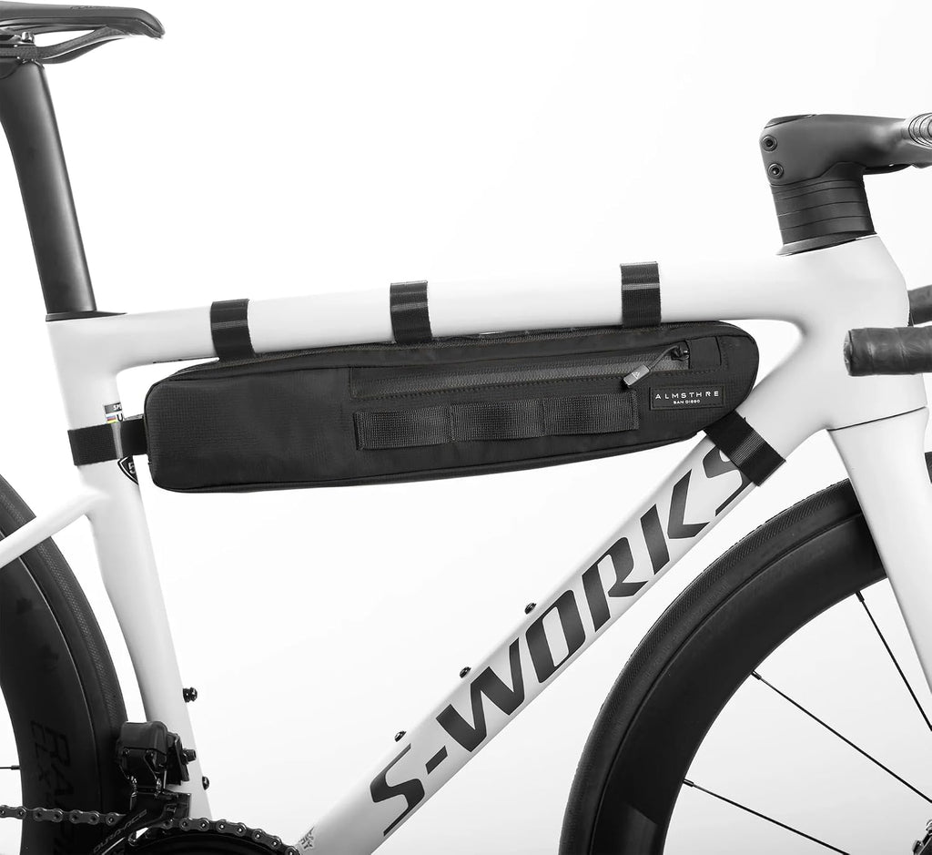 ALMSTHRE Bike Frame Bag | Weather-Resistant, Waterproof Zippers & Dual-Sided Access for Road, MTB, and Ebike Frames