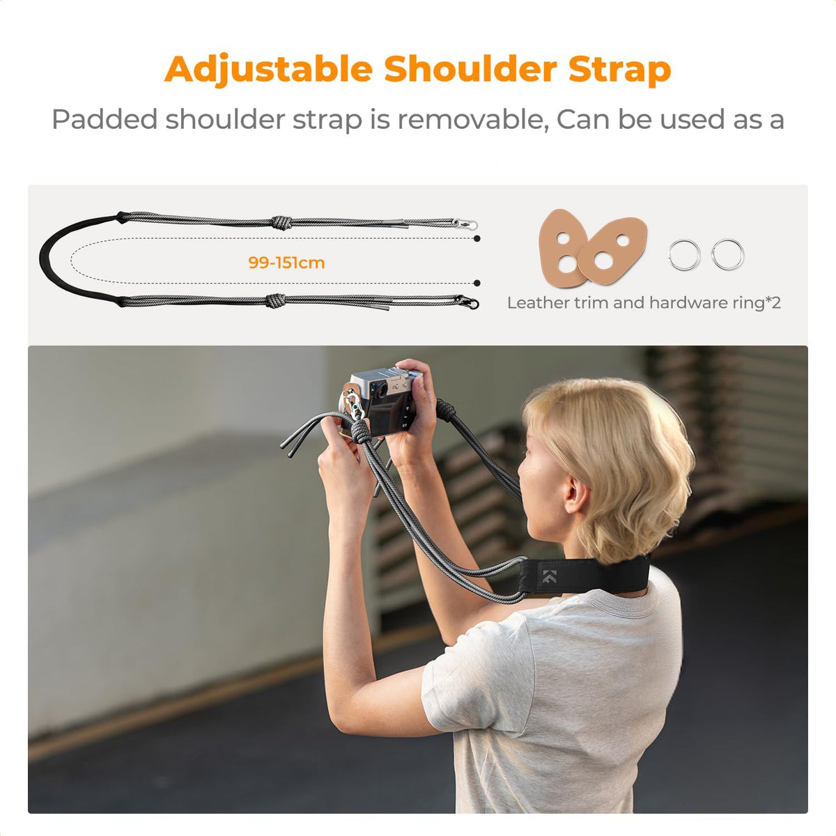 K&F CONCEPT Camera Sling Bag Small Camera Compact Case