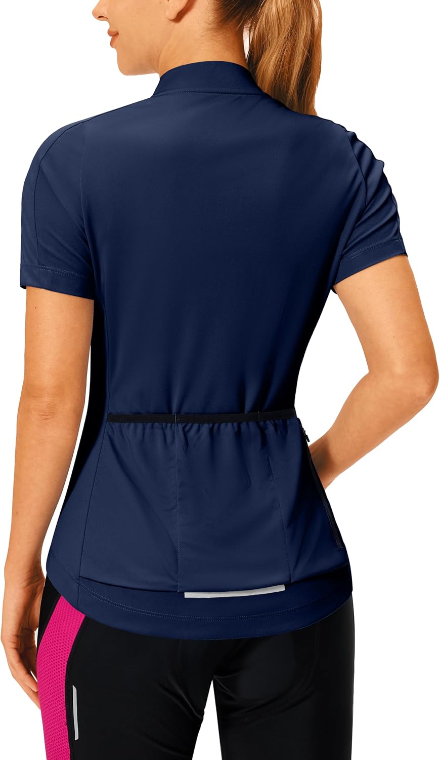 Women's Cycling Jersey Short Sleeve Bike Jersey Road Bike Shirts Biking Bicycle Tops with Pockets