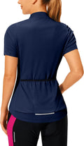 Women's Cycling Jersey Short Sleeve Bike Jersey Road Bike Shirts Biking Bicycle Tops with Pockets