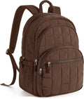 BAGSMART Travel Backpack for Women, College Laptop Backpack, Chocolate