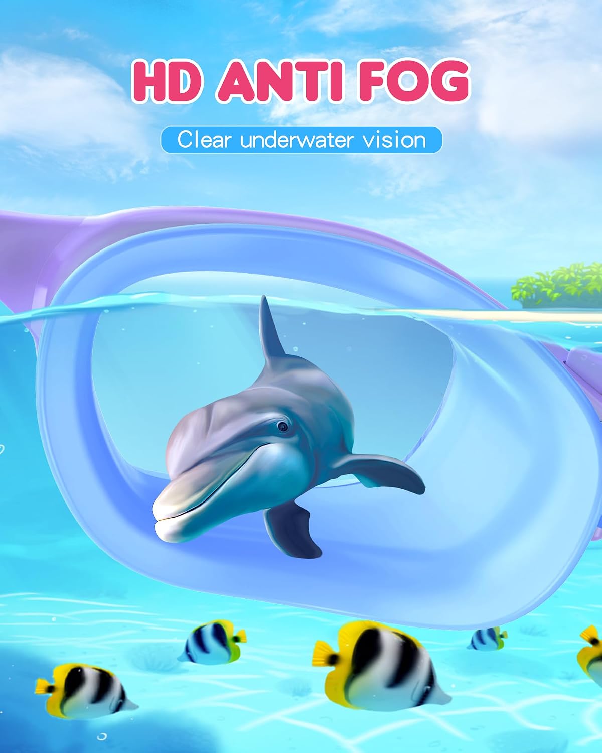Kids Swim Goggles for 6-14, Anti-Fog & UV Protection
